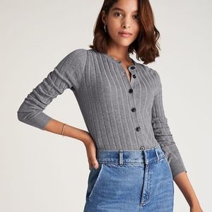 NWT Ann Taylor Ribbed Ann Cardigan